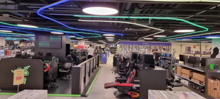 La zona per a gamers ubicada a Epizen.